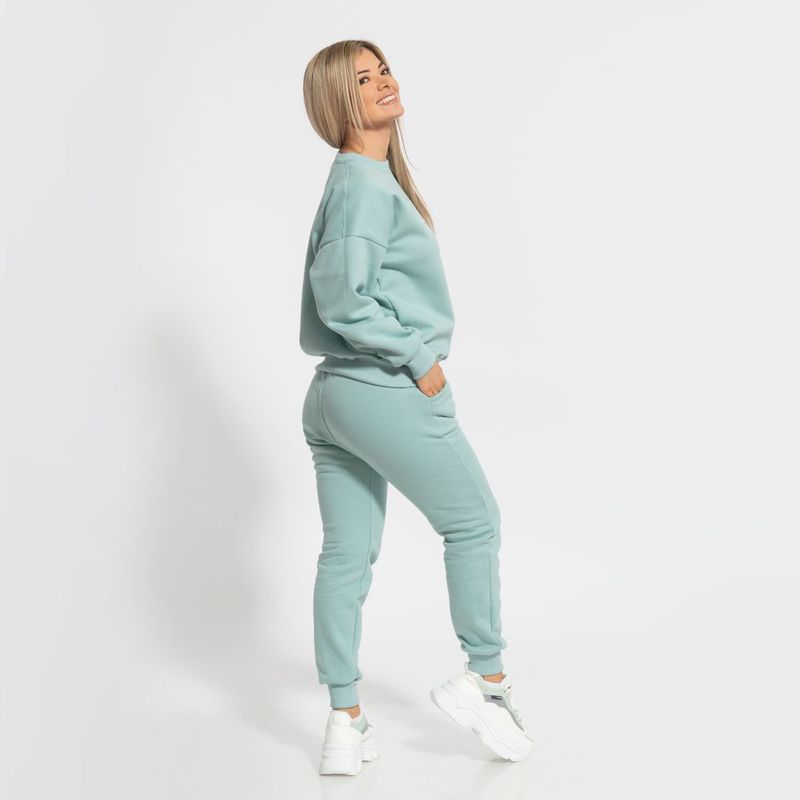 conjunto buzo afranelado para mujer malibu turqueza Arcoi GENERICO