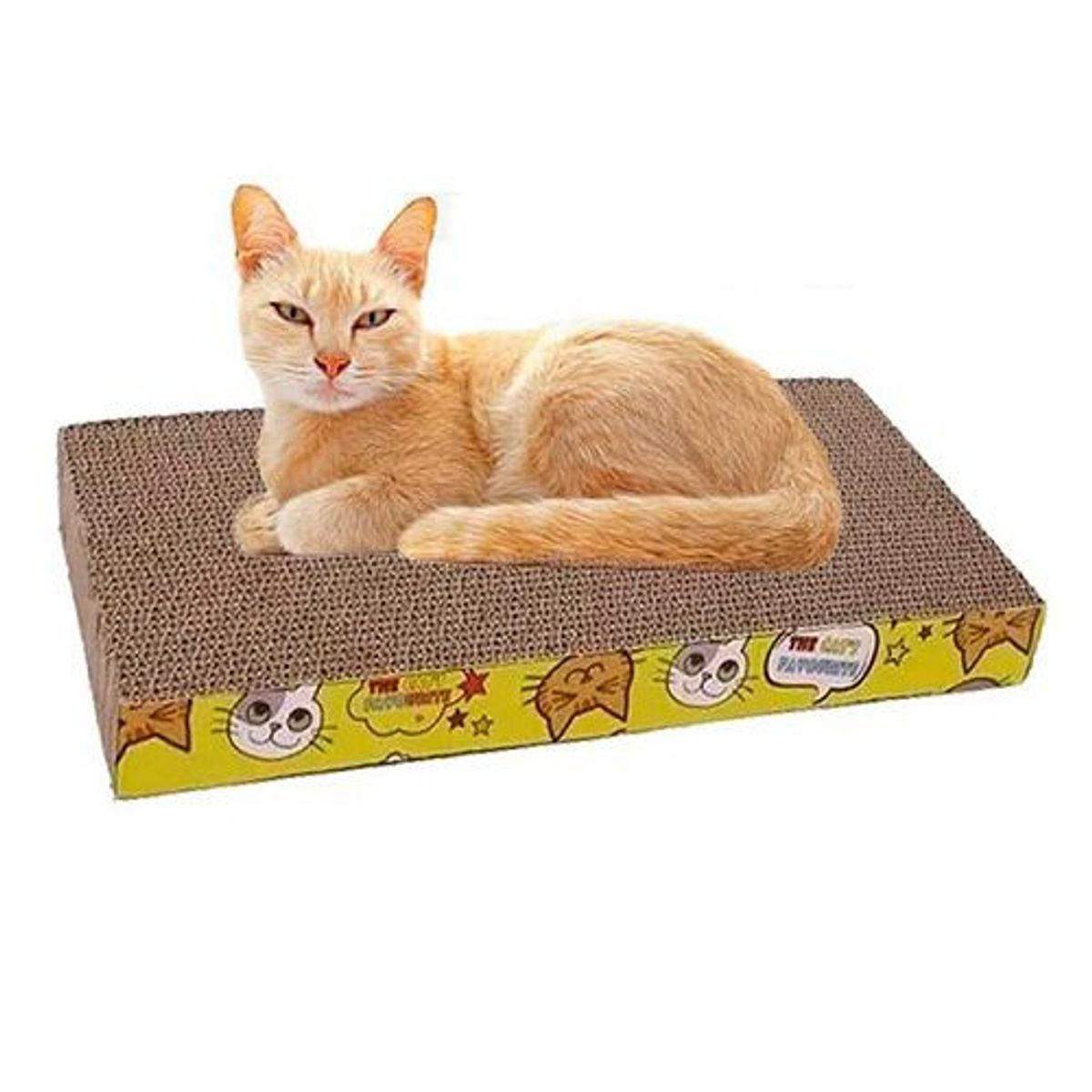 GENERICO - RASCADOR PLANO PARA GATO JUGUETE