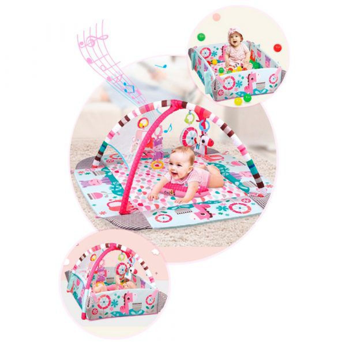 CUZKA - Gymnasio Centro de Entretenimiento 3 en 1 »GYMCO» LITTLE GIRL