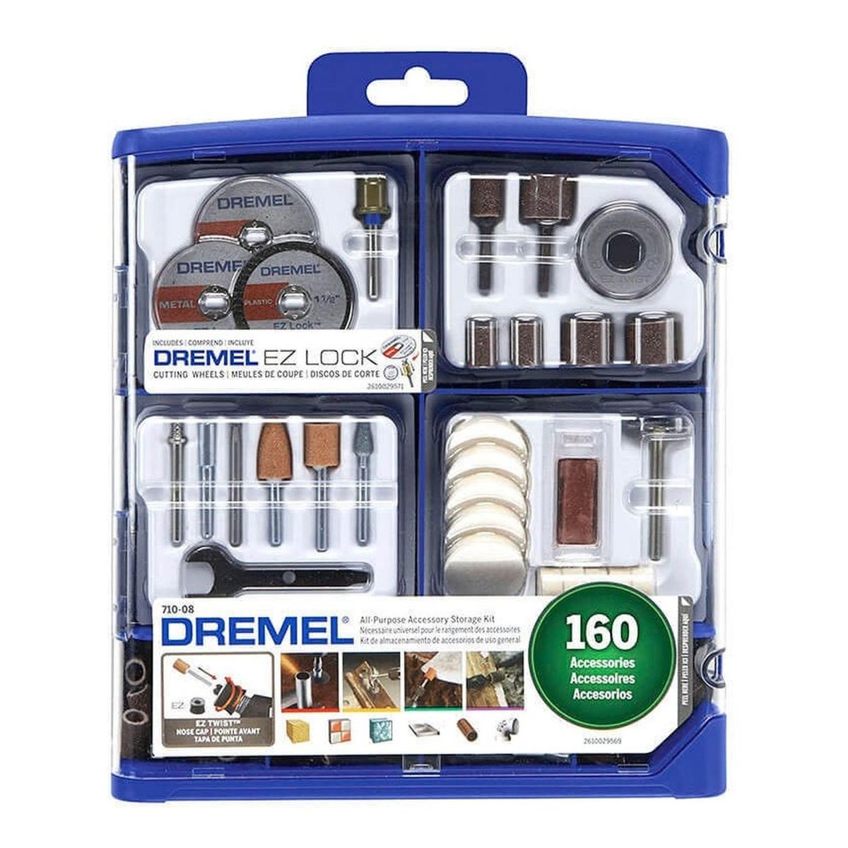 DREMEL - Kit 160 Accesorios Dremel 710