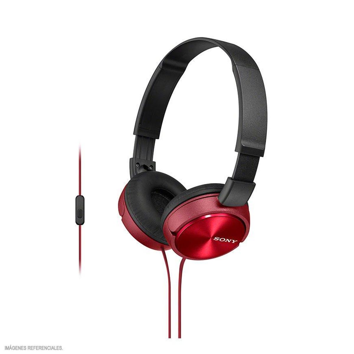 SONY - Audifonos para SONY CABLE ZX310AP - ROJO