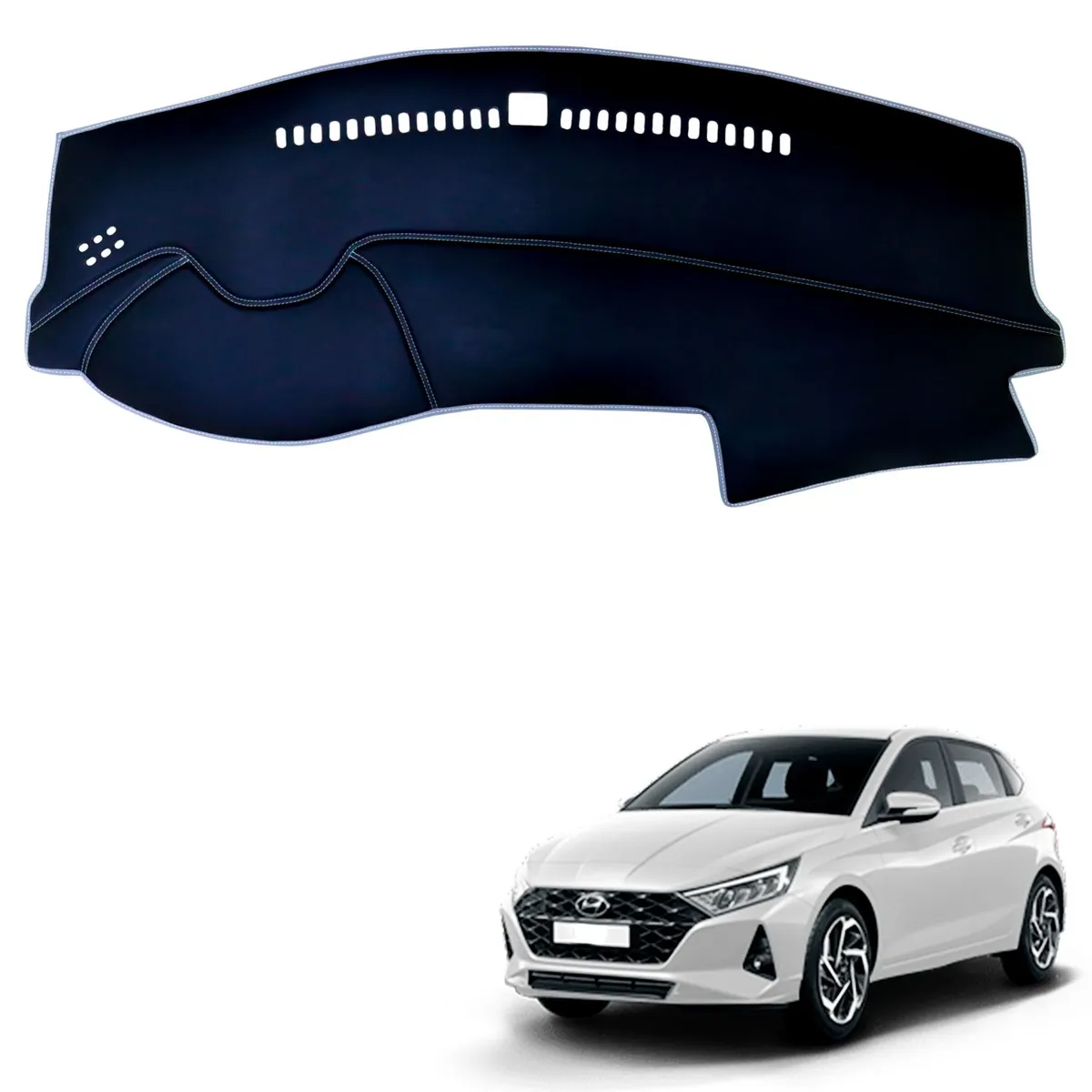 TECGO - PROTECTOR TAPETE PARA TABLERO TIPO HYUNDAI I20 - 2021