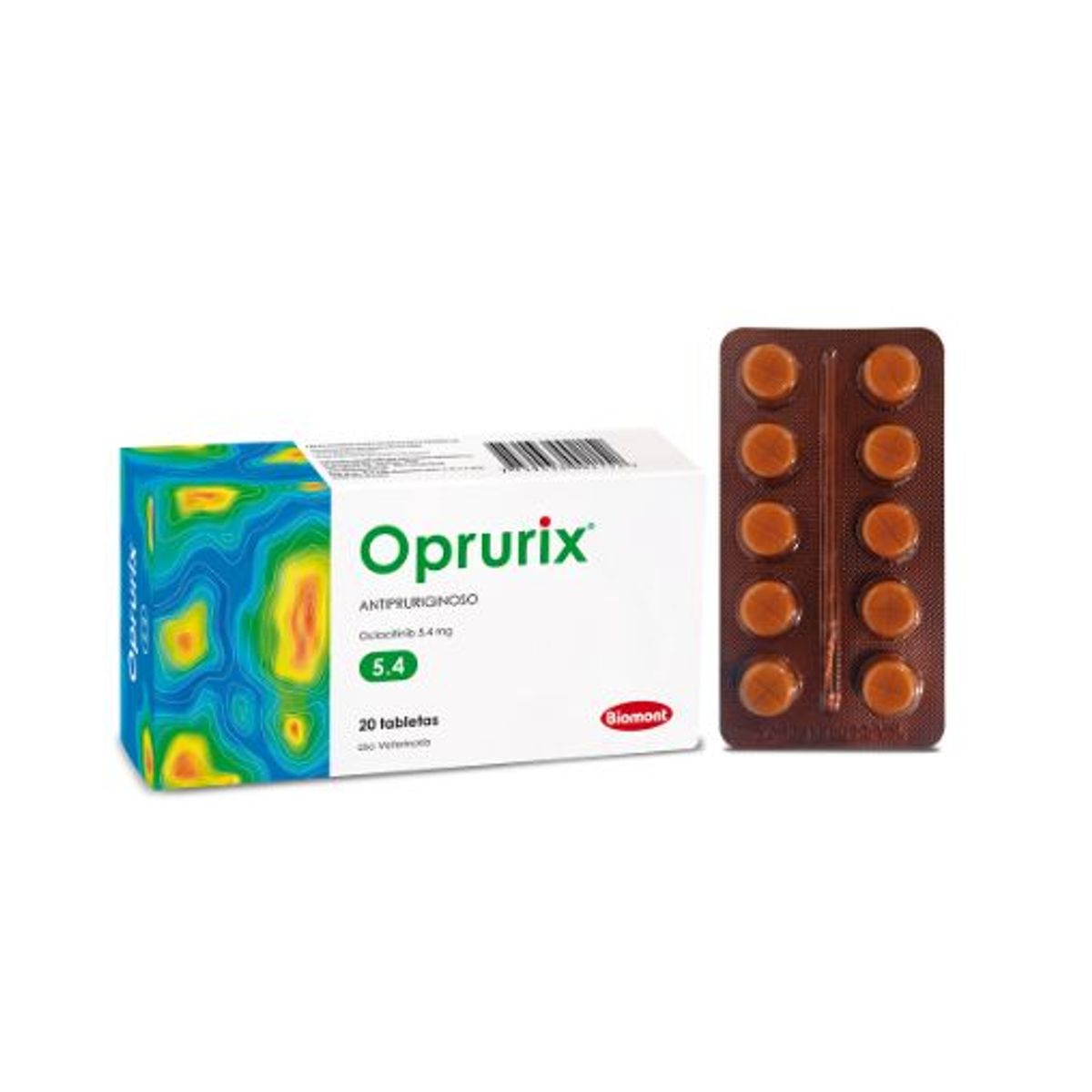GENERICO - Oprurix de 5.4 mg x 20 Tabletas