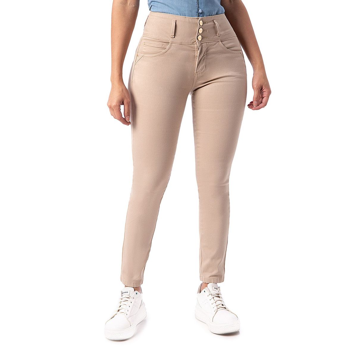 PIONIER - Pantalon Clasico Drill Stretch Katica Mujer