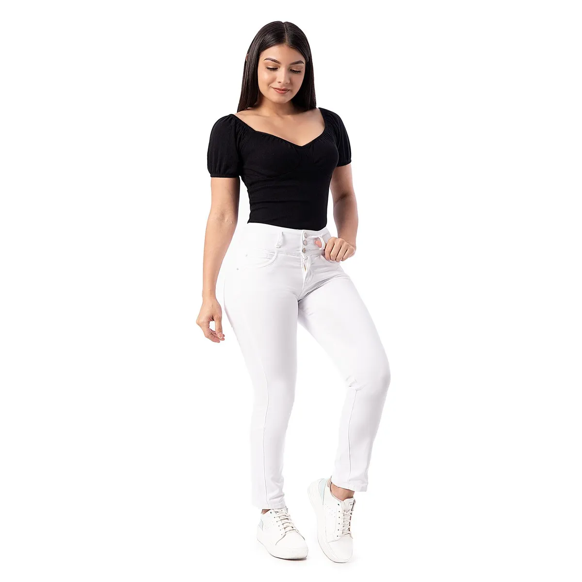 PIONIER - Pantalon Clasico Drill Stretch Katica Mujer