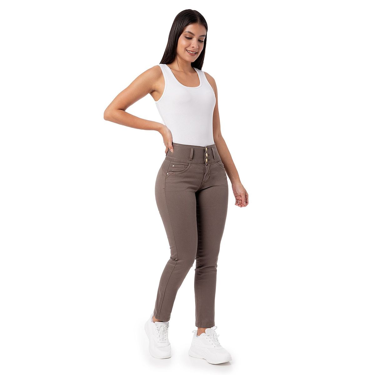 PIONIER - Pantalon Clasico Drill Stretch Katica Mujer