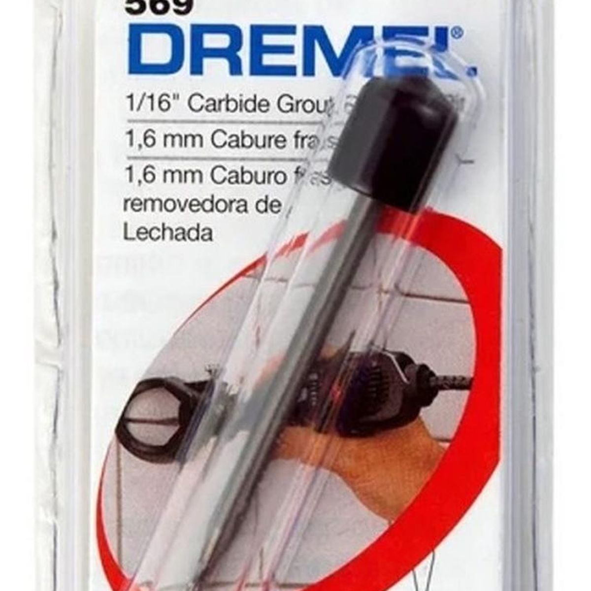 DREMEL - Broca de Corte 1/16" (1.6 mm) Para Lechada Dremel 569