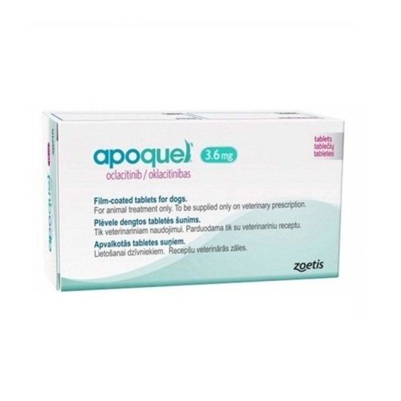 ZOETIS - Apoquel de 3.6 mg x 20 tabletas