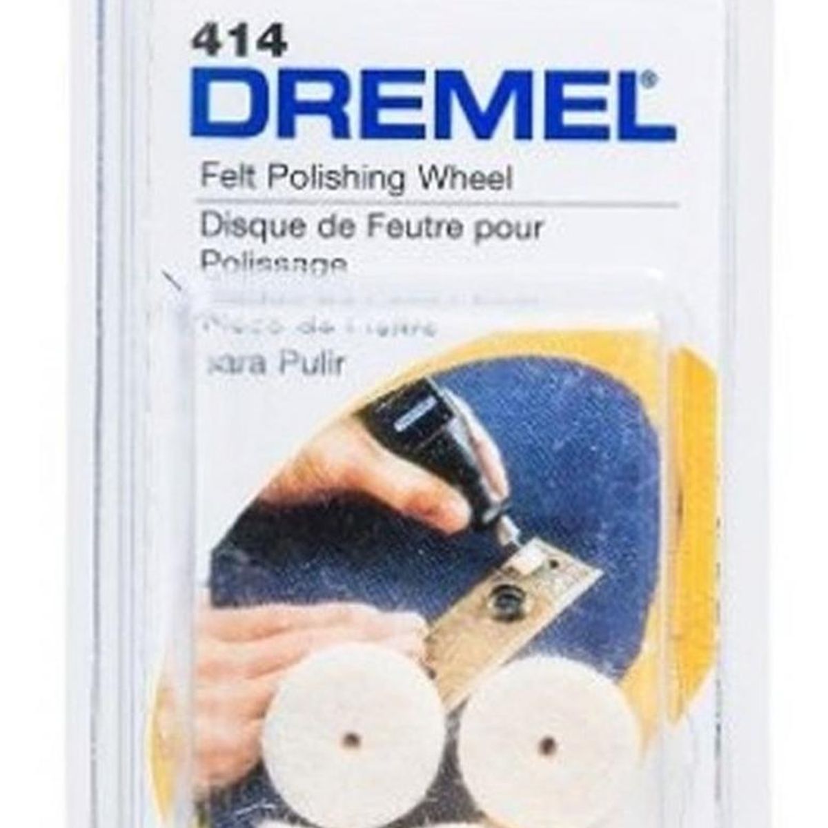 DREMEL - Discos De Fieltro Para Pulir 1/2 Dremel 414