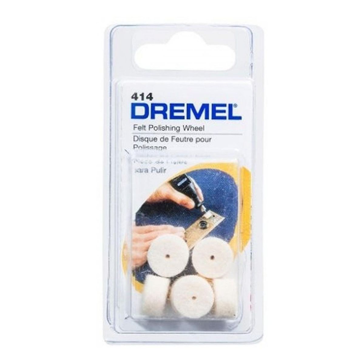 DREMEL - Discos De Fieltro Para Pulir 1/2 Dremel 414