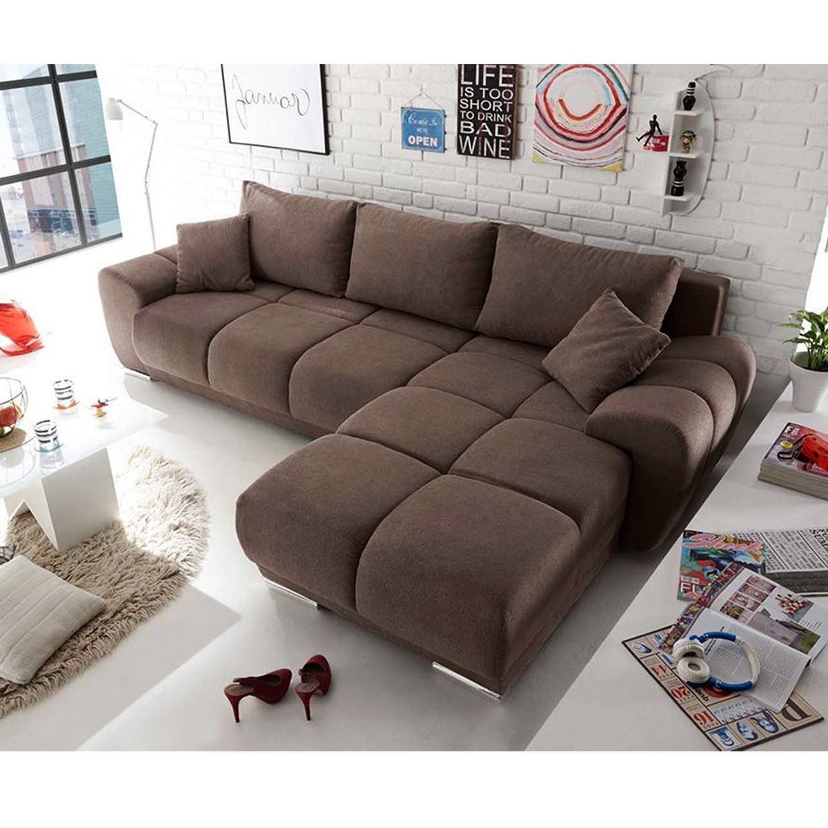 GENERICO - Seccional Derecho Málaga  Marrón Formas Home