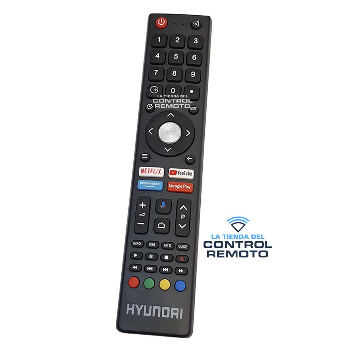GENERICO - Control Remoto Tv Hyundai Smart Tv Android 4K