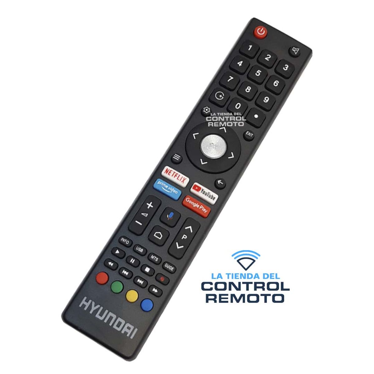 GENERICO - Control Remoto Tv Hyundai Smart Tv Android 4K