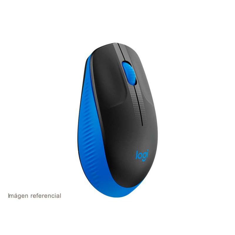 LOGITECH - MOUSE FULL-SIZE WIRELESS BLUE M190