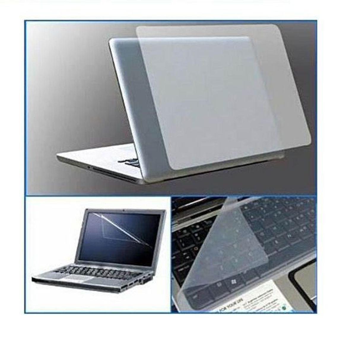GENERICO - Kit Protector para laptop 15,6  Macbook Dell HP Lenovo