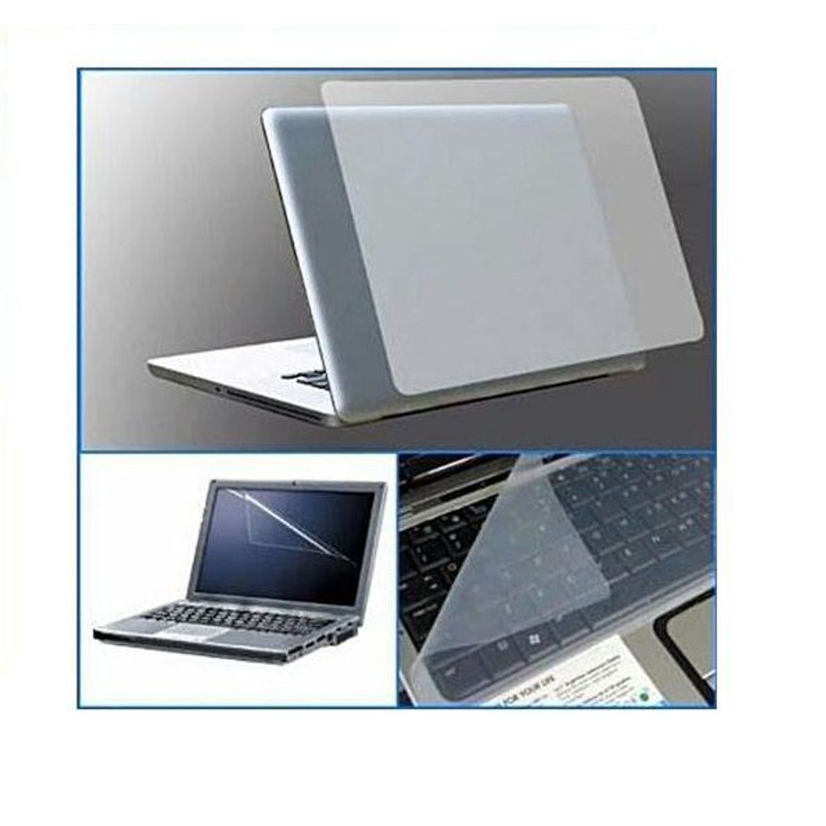 GENERICO - Kit Protector para laptop 15,6  Macbook Dell HP Lenovo