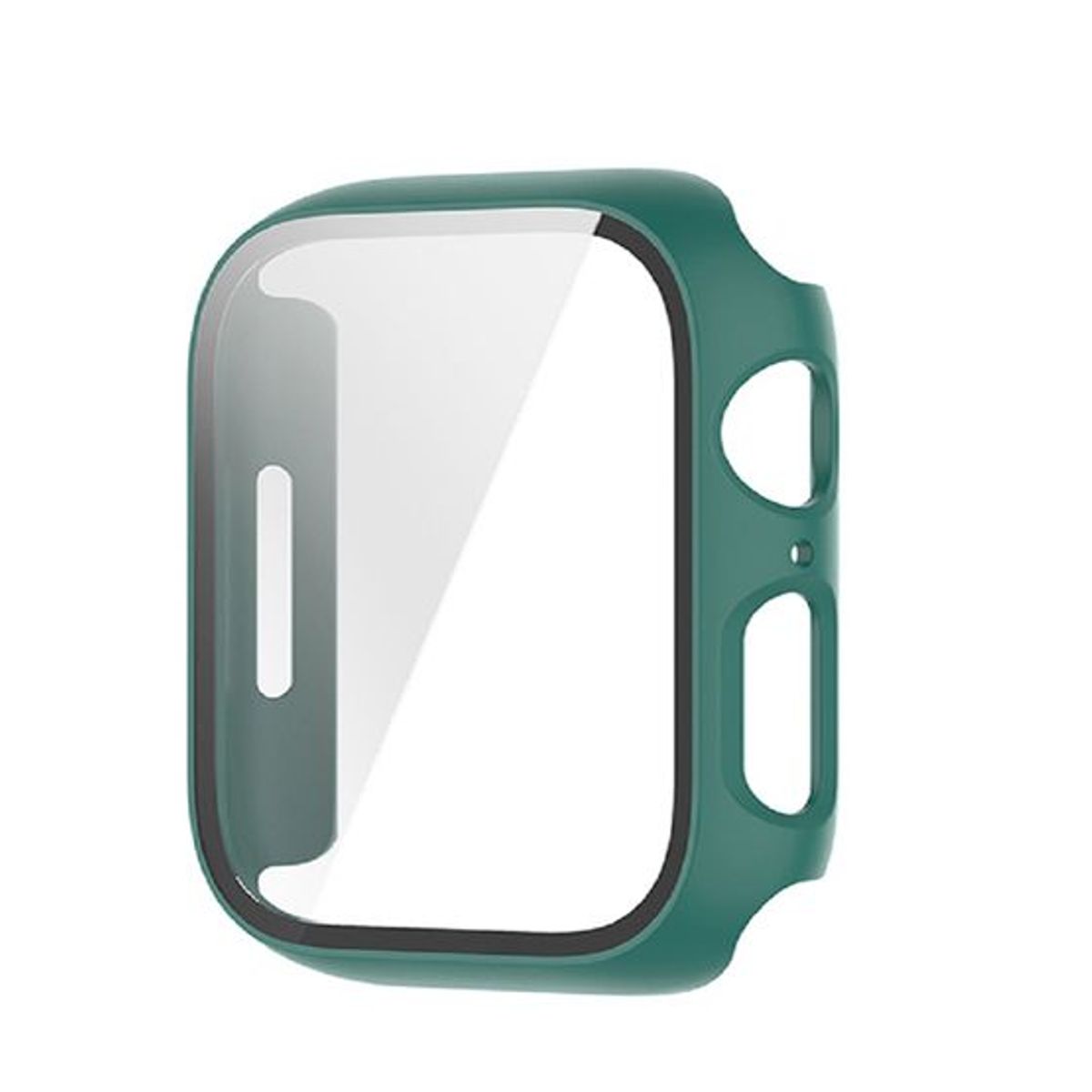 GENERICO - Case Bumper con Vidrio Incorporado para Apple Watch 44mm - Verde