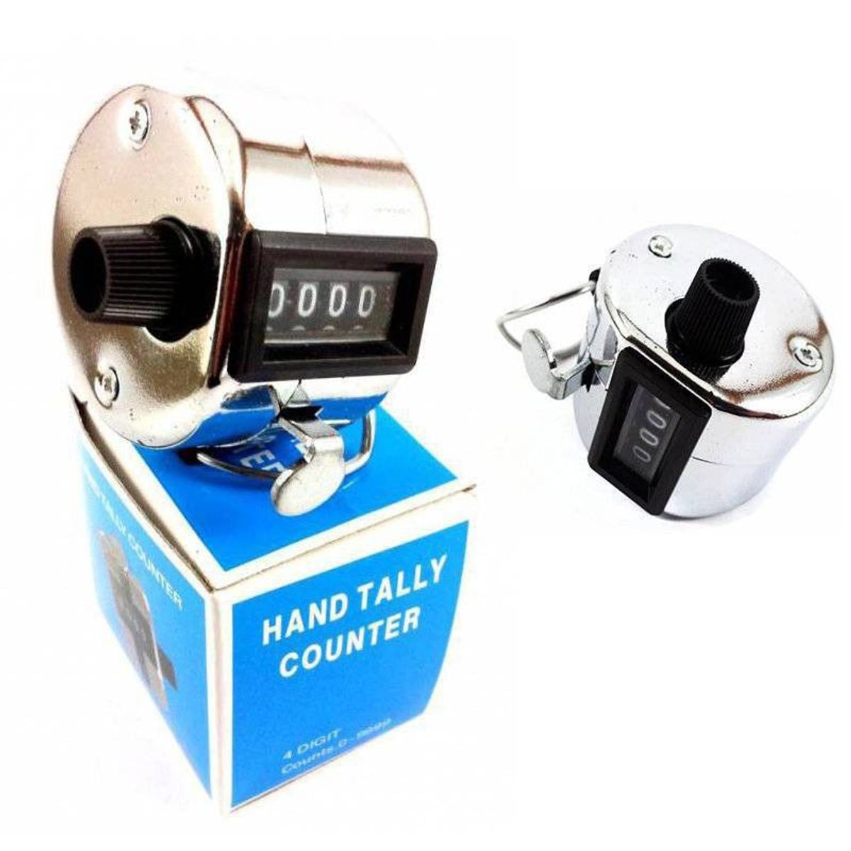 GENERICO - Contometro manual metalico 4 digitos