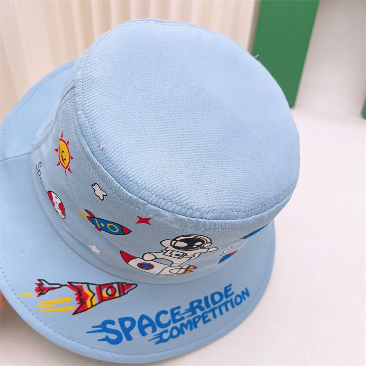 KAST PE - Bucket hat Gorro sol niño Modelo Space ride 4 a 6 años - 54 cm