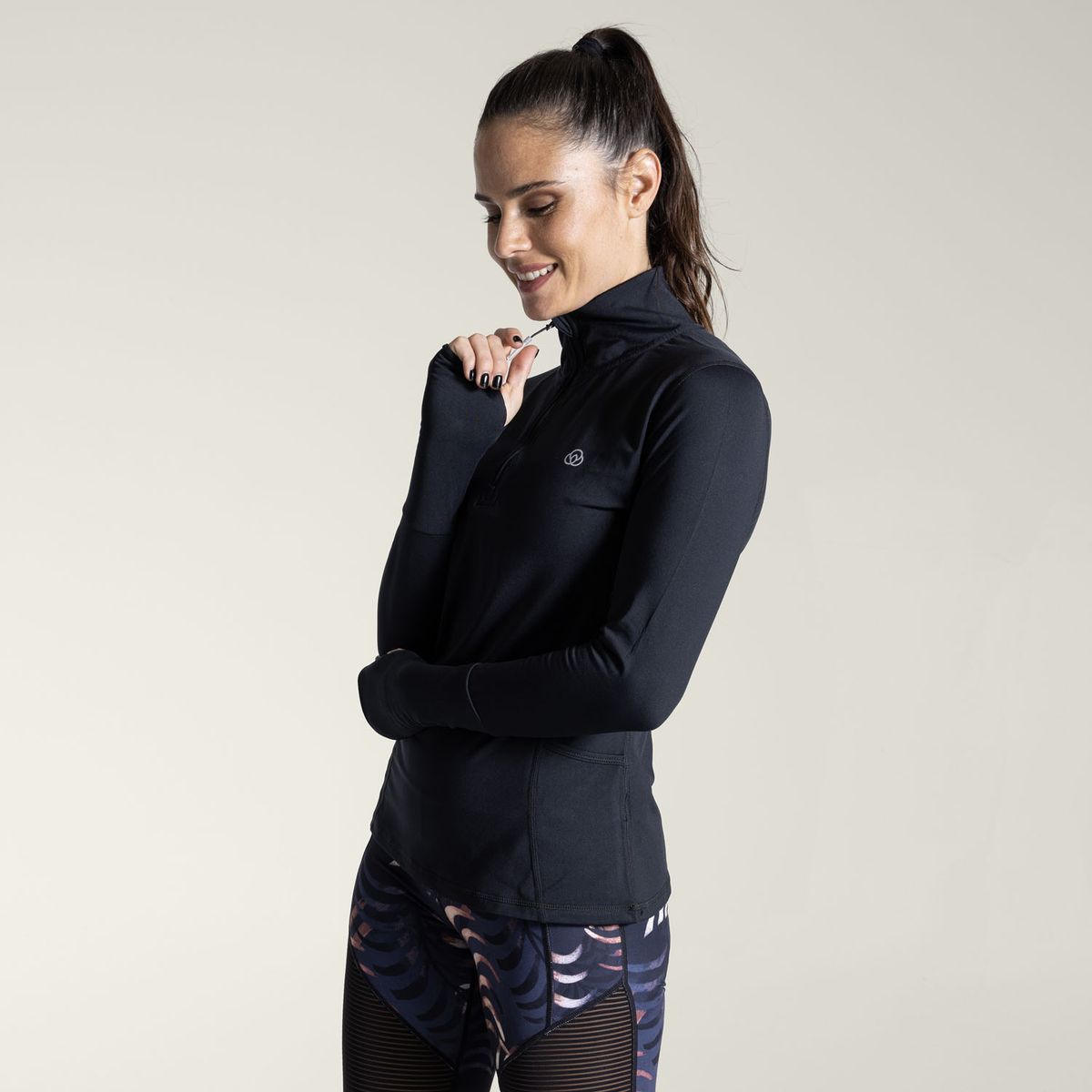 BSOUL - Polo Bsoul Half Zip Negro BSOUL