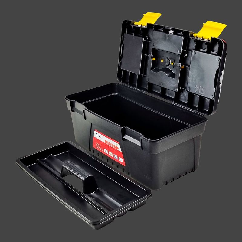 GENERICO - ORGANIZADOR PLASTICO CAJA HERRAMIENTAS T14 5 COMPARTIMIENTOS