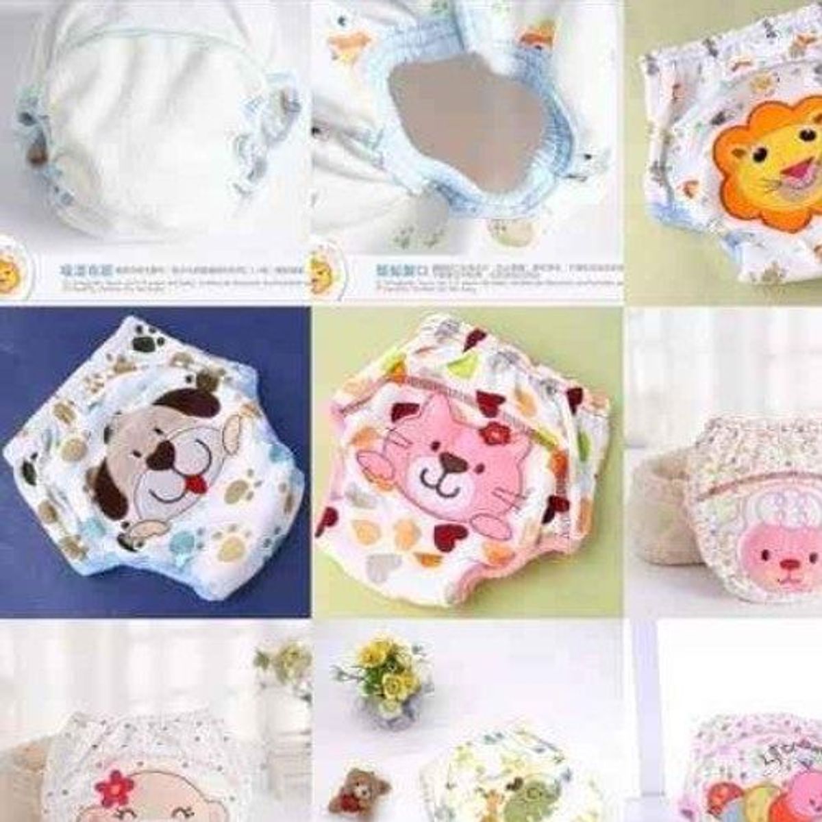 GENERICO - Ropa Interior de Entrenamiento para Bebe kawaii