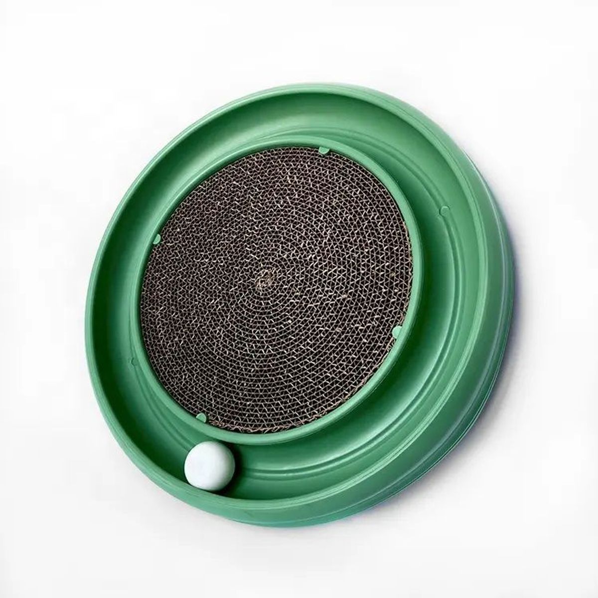 GENERICO - RASCADOR CIRCULAR DIDACTICO - VERDE