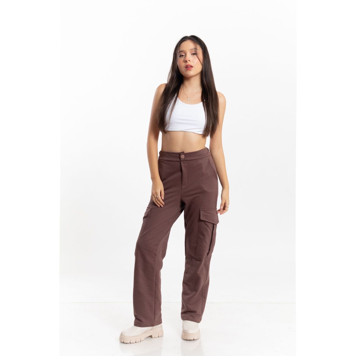 GENERICO - PANTALON CARGO SALOMÉ MUJER