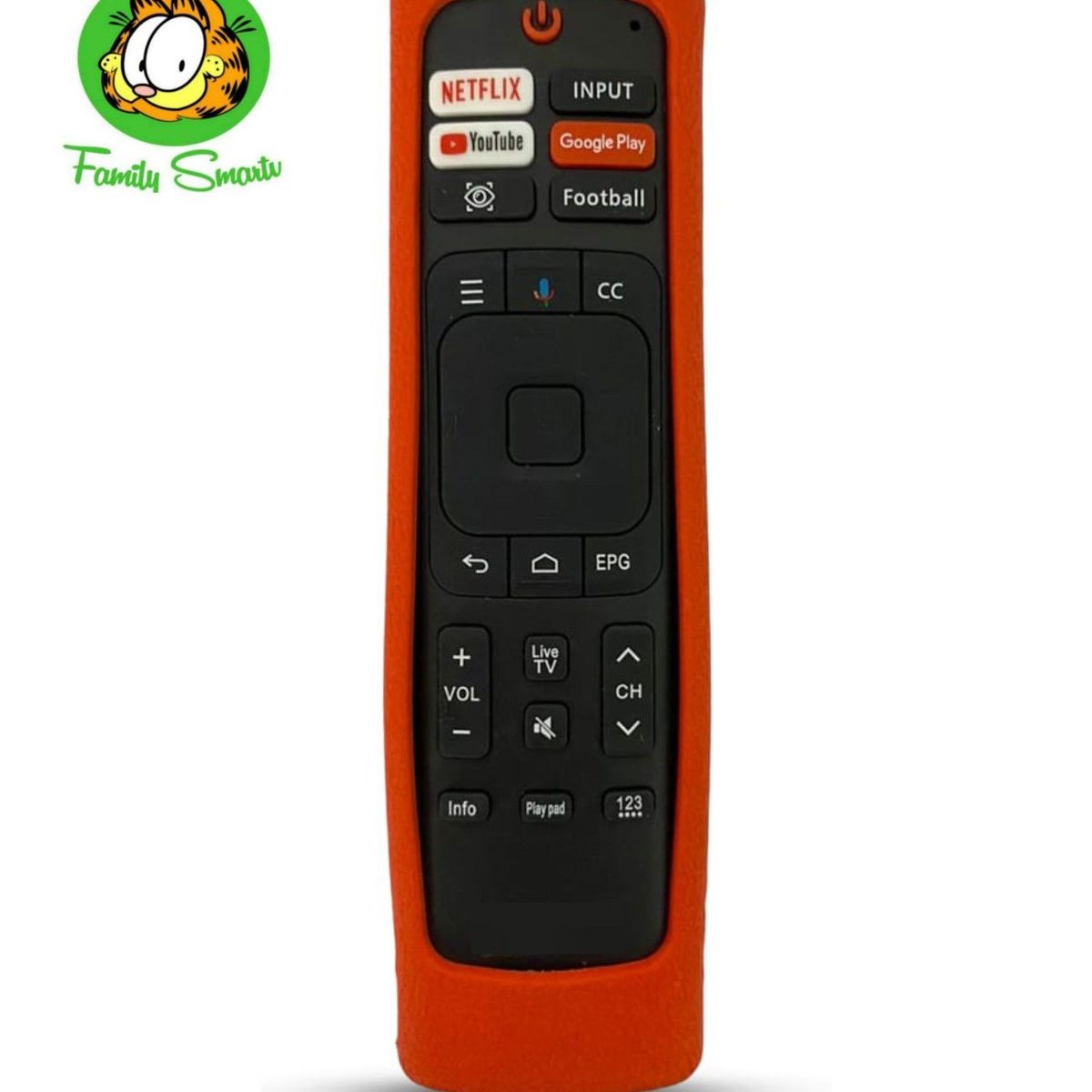 SIKAI - Funda de silicona para Control remoto Hisense 2022 Rojo