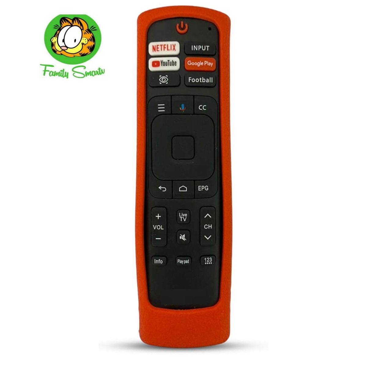 SIKAI - Funda de silicona para Control remoto Hisense 2022 Rojo