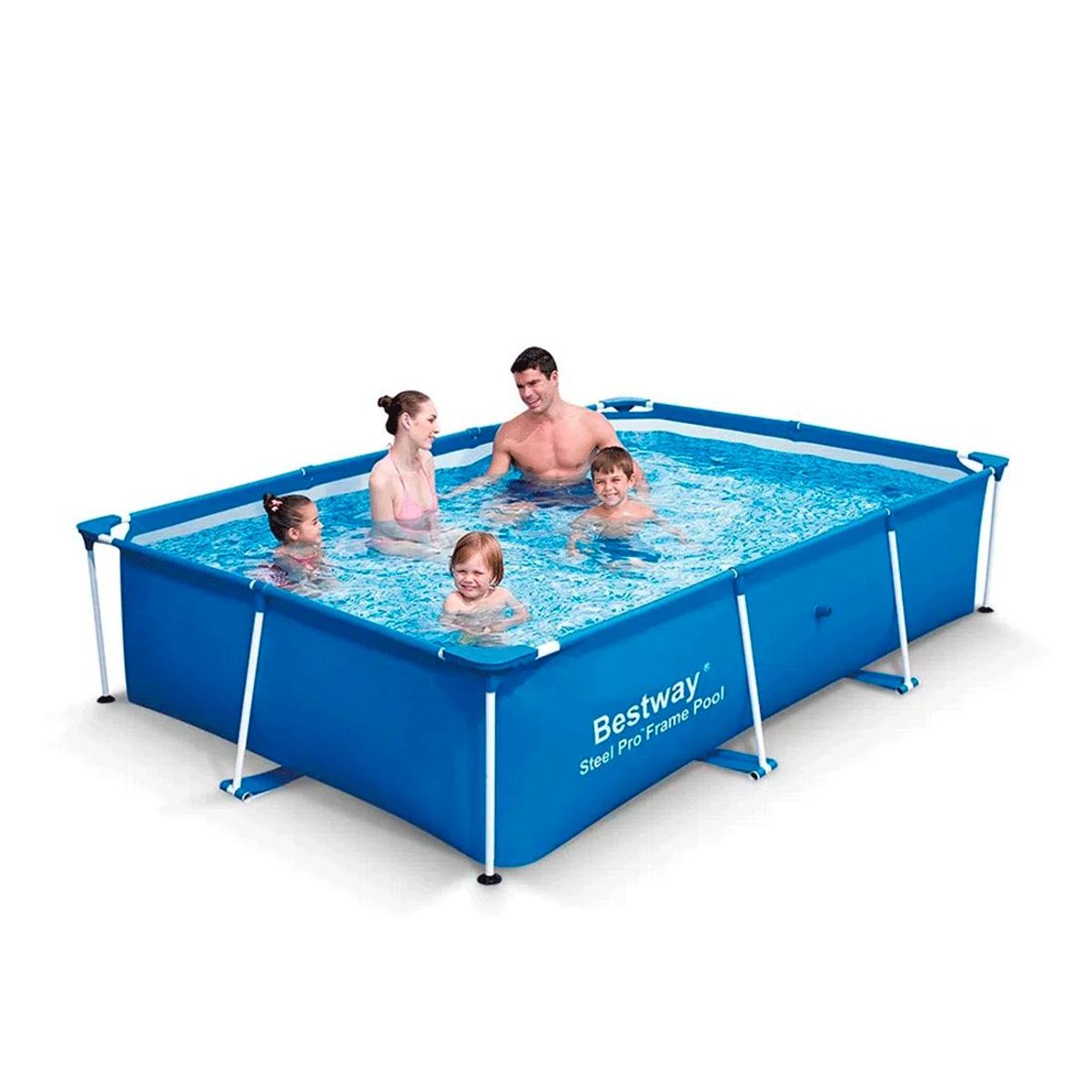 BESTWAY - Piscina Splash Frame 300x201x66cm 3300 Litros