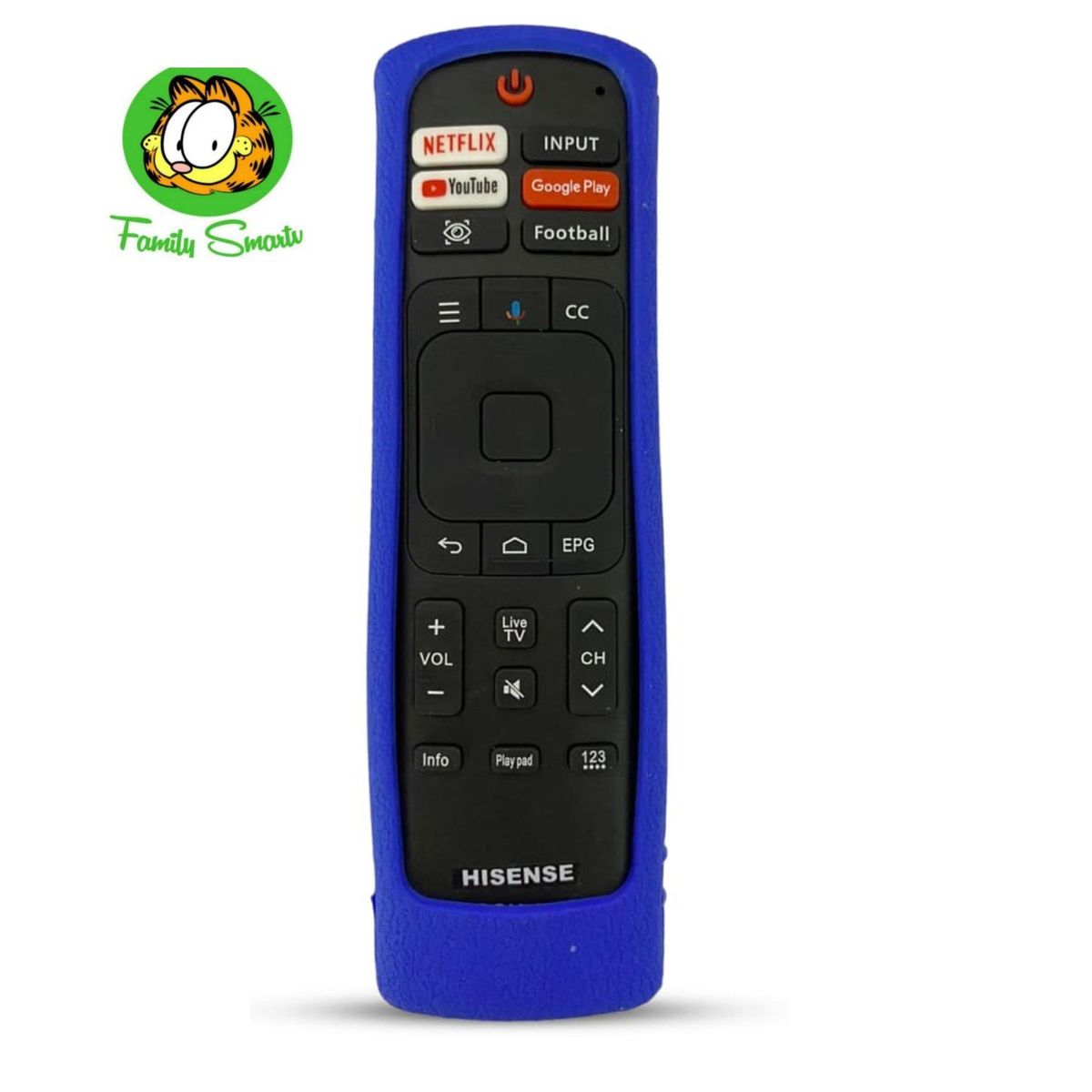 SIKAI - Funda de silicona para Control remoto Hisense 2022 Azul