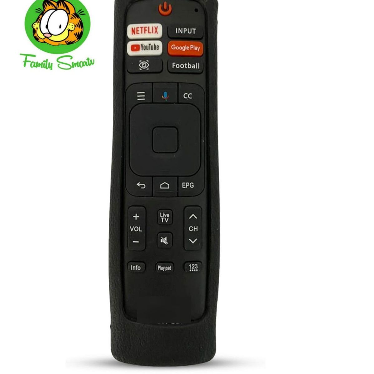 SIKAI - Funda de silicona para Control remoto Hisense 2022 Negro