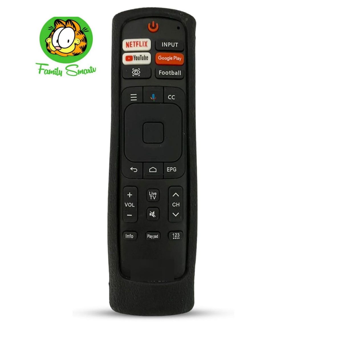 SIKAI - Funda de silicona para Control remoto Hisense 2022 Negro