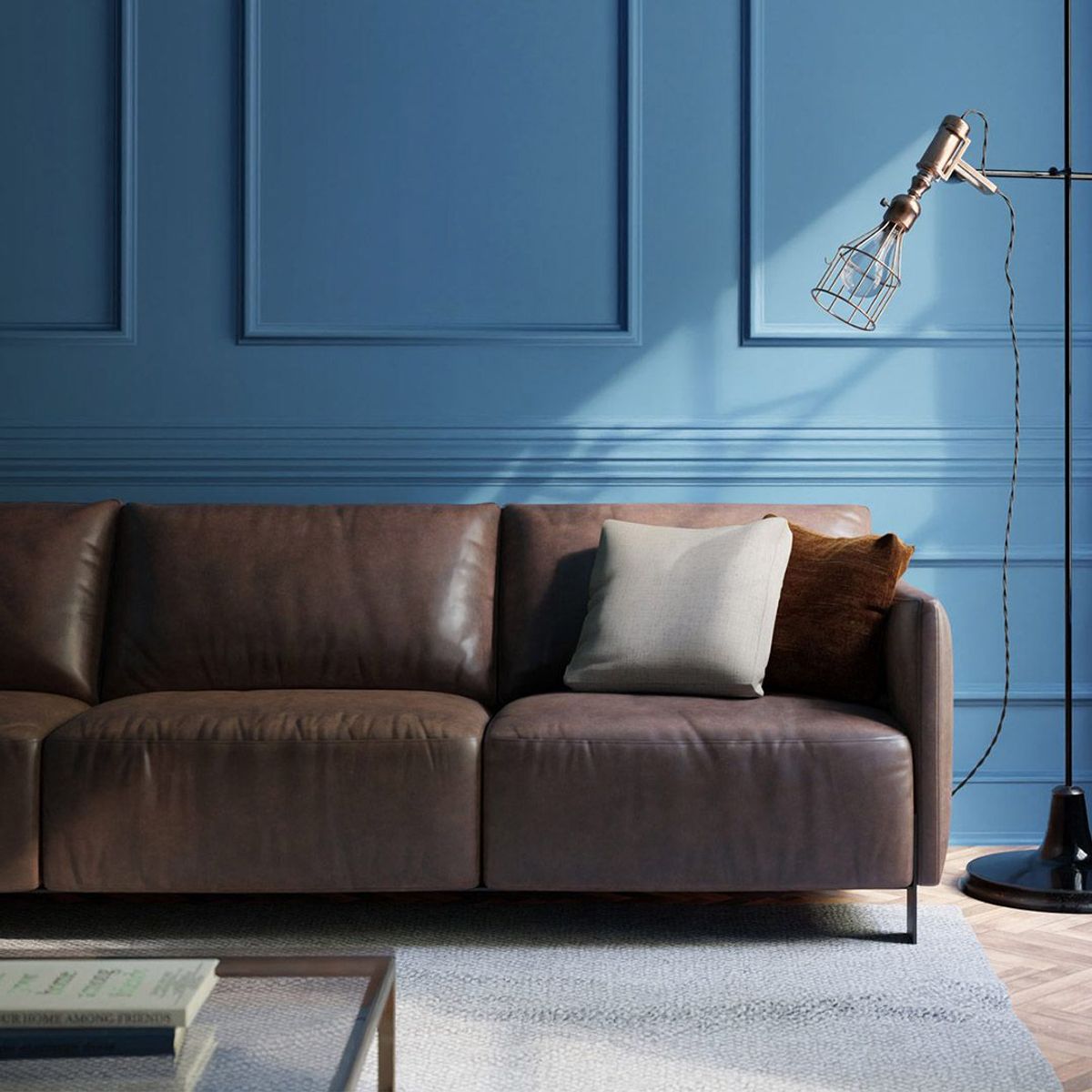 GENERICO - Sofa de 3 cuerpos Paddy  marron