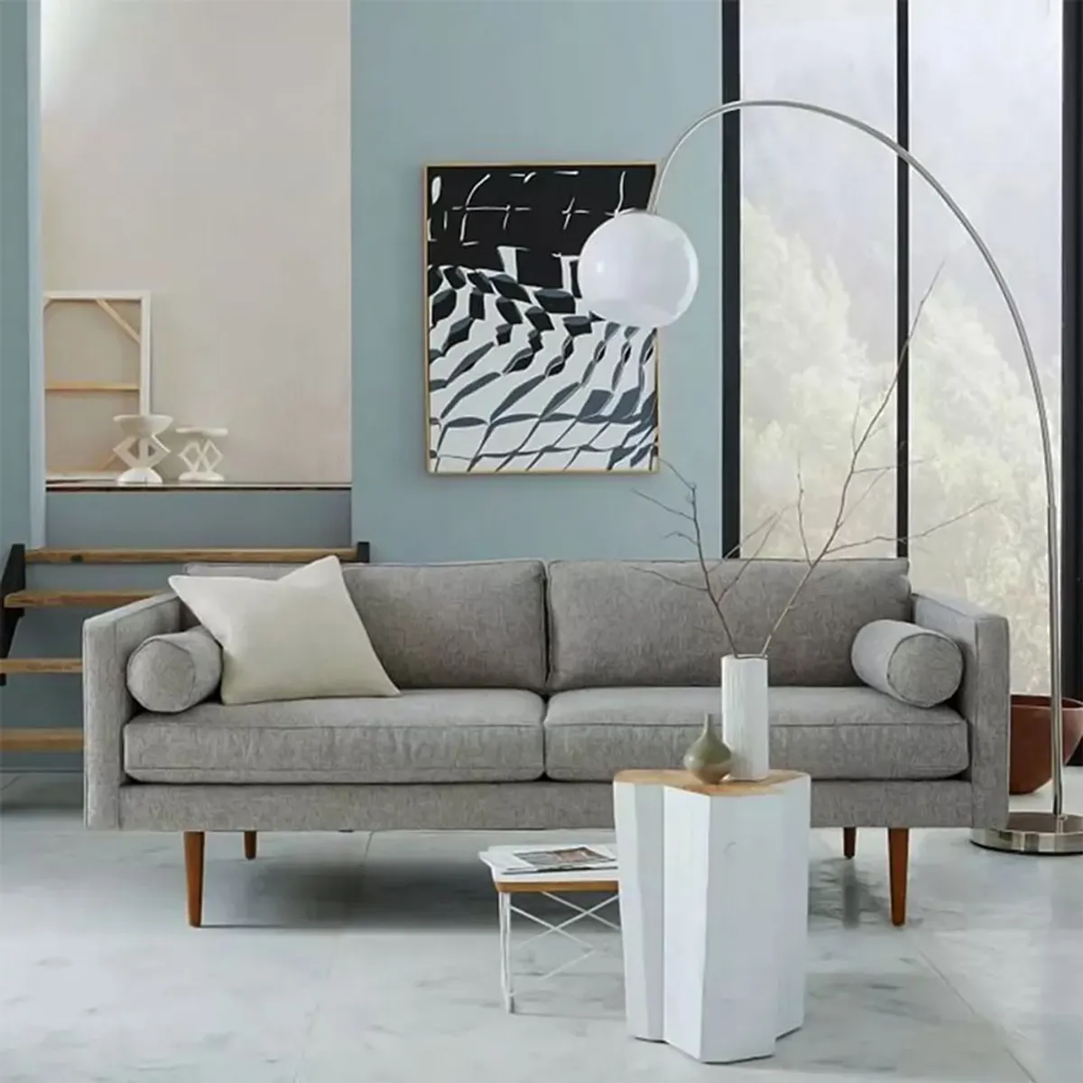 GENERICO - Sofa Jeremy 3 cuerpos  gris