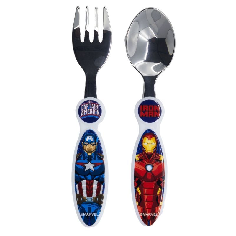 MARVEL - Set de Cubiertos Metálicos Avengers