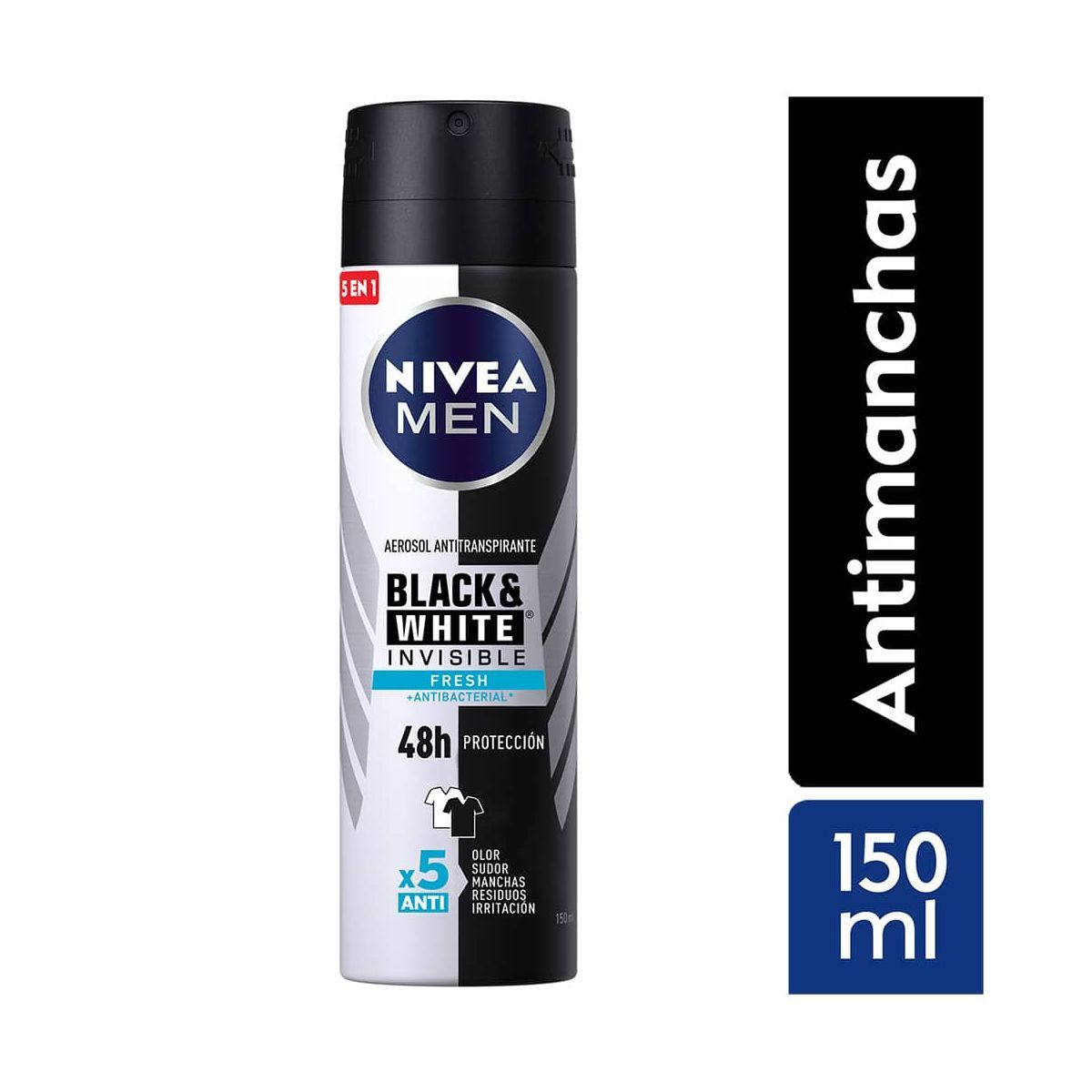 NIVEA - Nivea Men Black and White Fresh Desodorante Spray 150ml