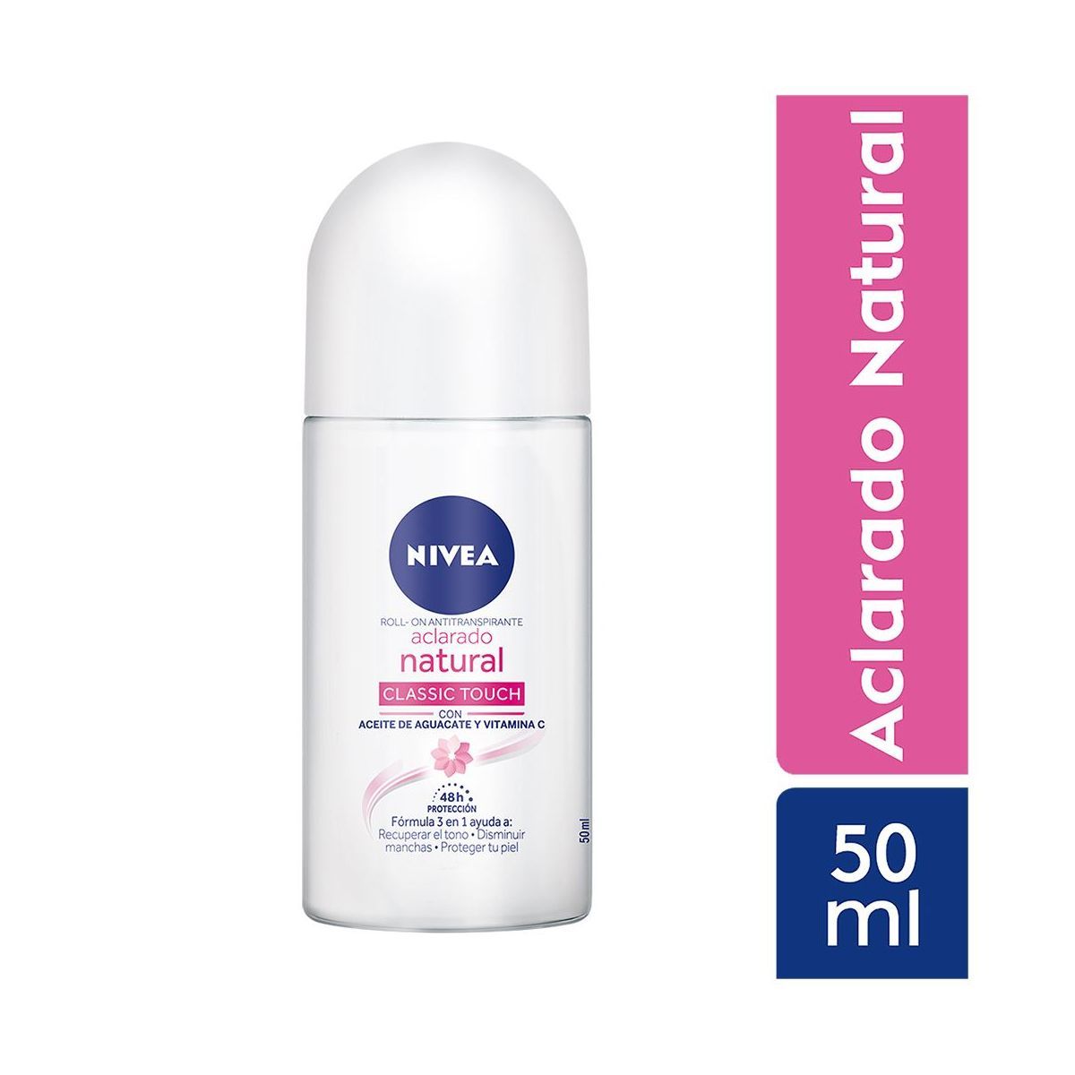 Nivea - Nivea Deo Fem Aclarado Natural Classic Touch Roll On 50ml