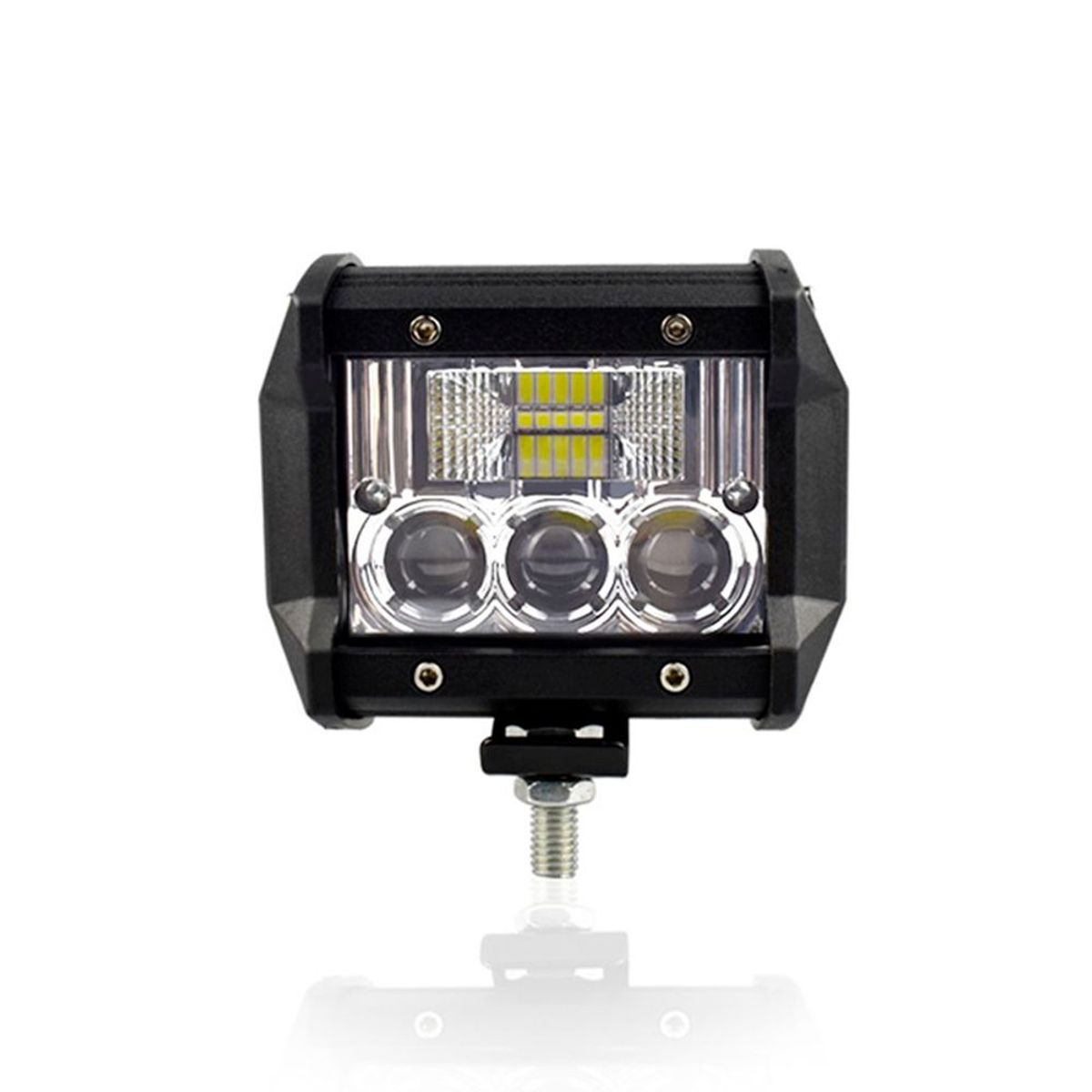 GENERICO - Barra Led Neblinero 4d Lupa Potente AutoMotoCamioneta.