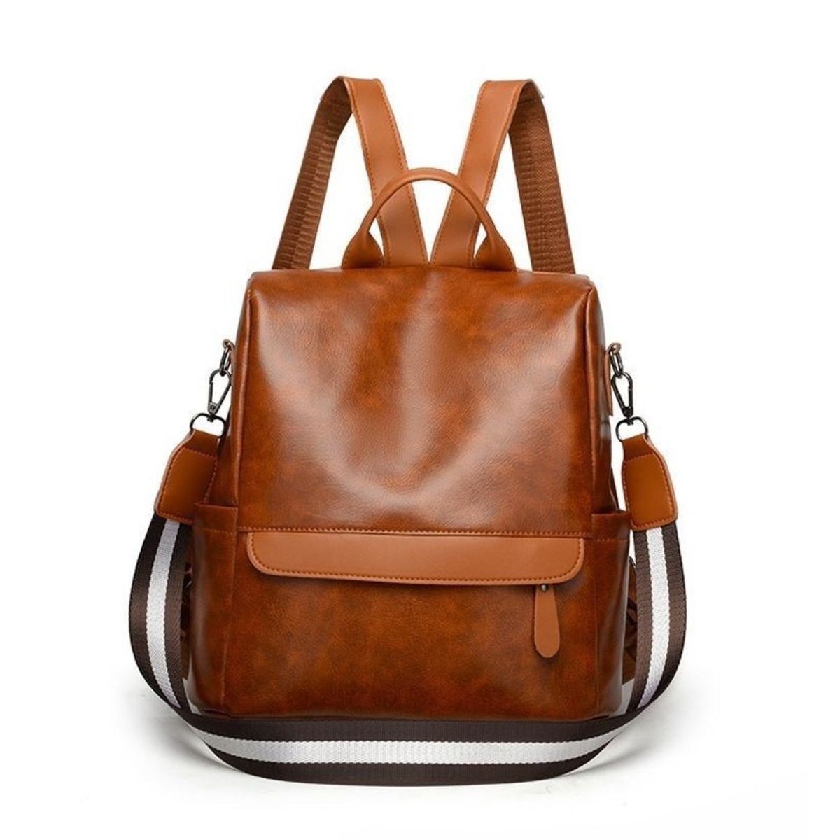 GENERICO - Mochila Antirrobo Mujer Bolso Morral Moda Cartera Impermeable Marron