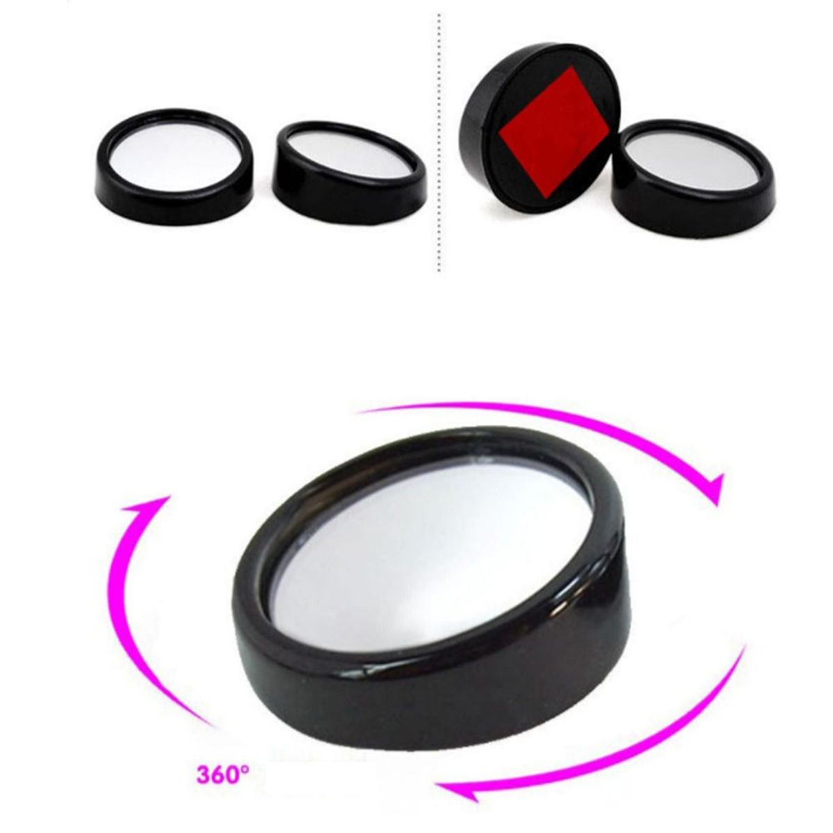 GENERICO - Espejo Retrovisor Punto Ciego Para Autocamioneta Universal