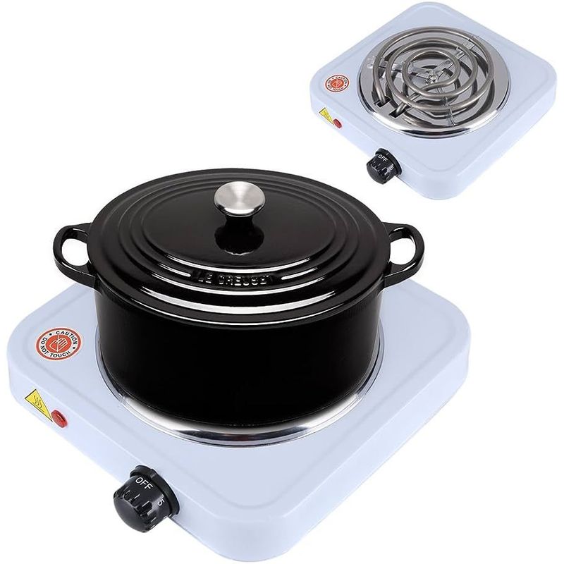 GENERICO - Cocina Electrica 1000Watts 1 Hornilla Temperatura Ajustable 220V