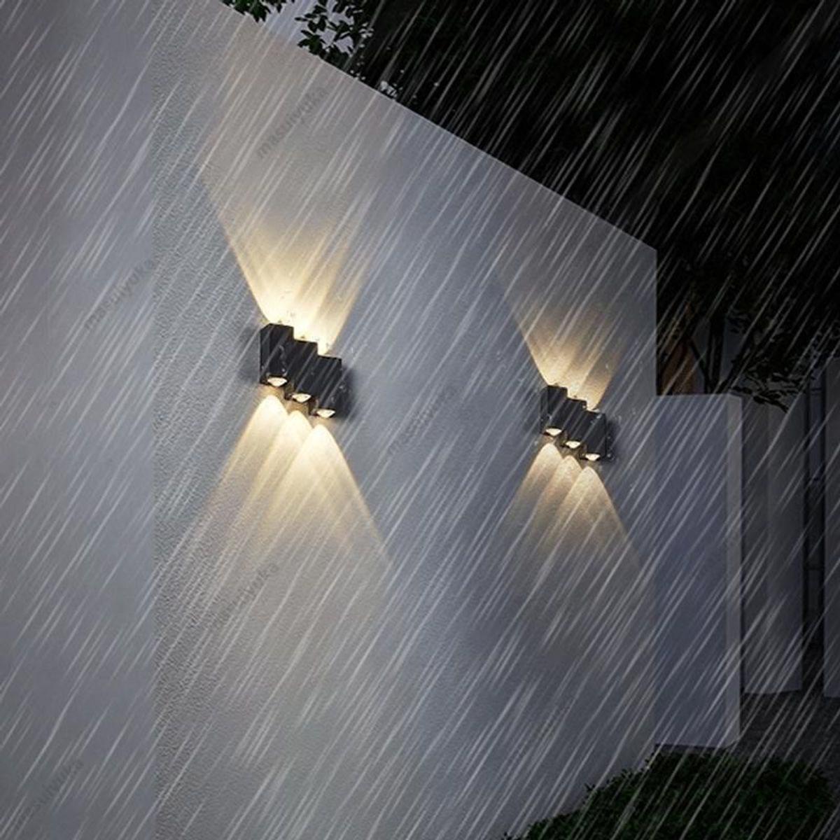 GENERICO - Aplique de pared diseño escalera (pack de 2 unidades)