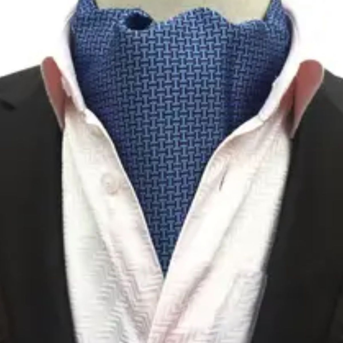 KAST PE - Corbata Bufanda Hombre Boda Richard - Azul Acero