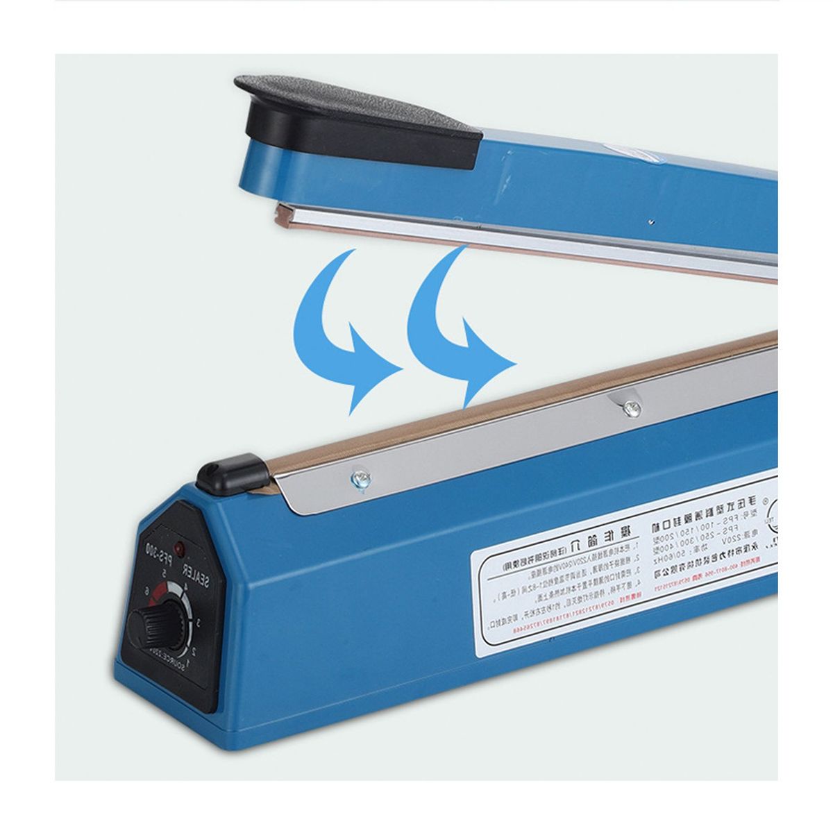 CUBULL - SELLADORA DE BOLSAS PLÁSTICO 20CM POLIETILENO HOGAR ORGANIZAR - CA2056