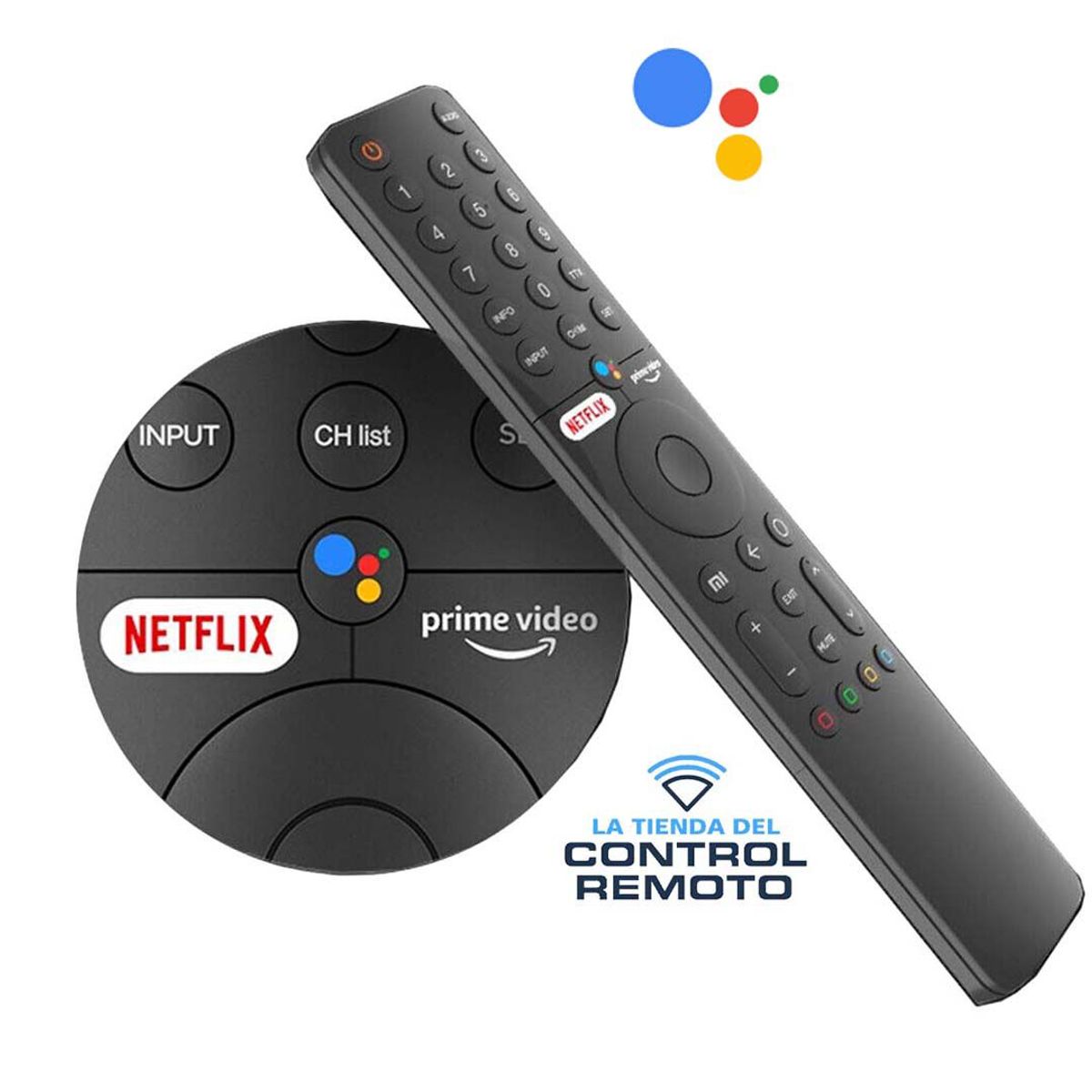 UNIVERSAL - Control Tv Xiaomi Bluetooth Con Voz XMRM-19 L55M6-6AEU P1 Android 4K