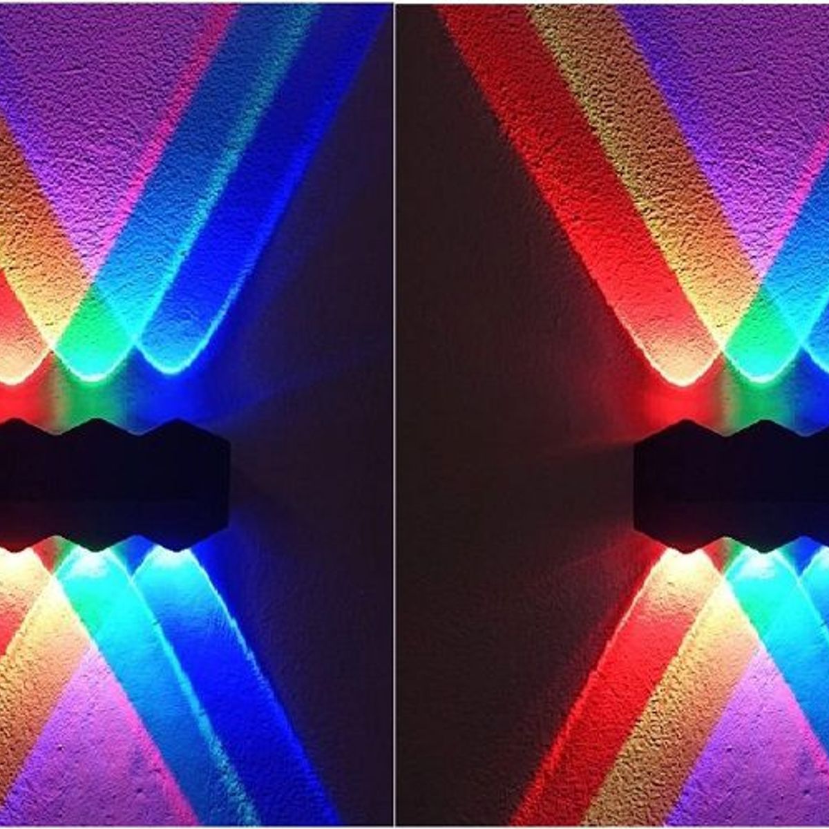 GENERICO - Aplique de pared multicolor (pack de 2 unidades)