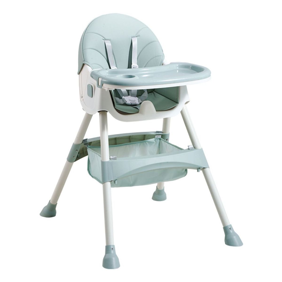 GENERICO - Silla De Comer 3 en 1 Para Bebe Con Ruedas Mesedora Verde