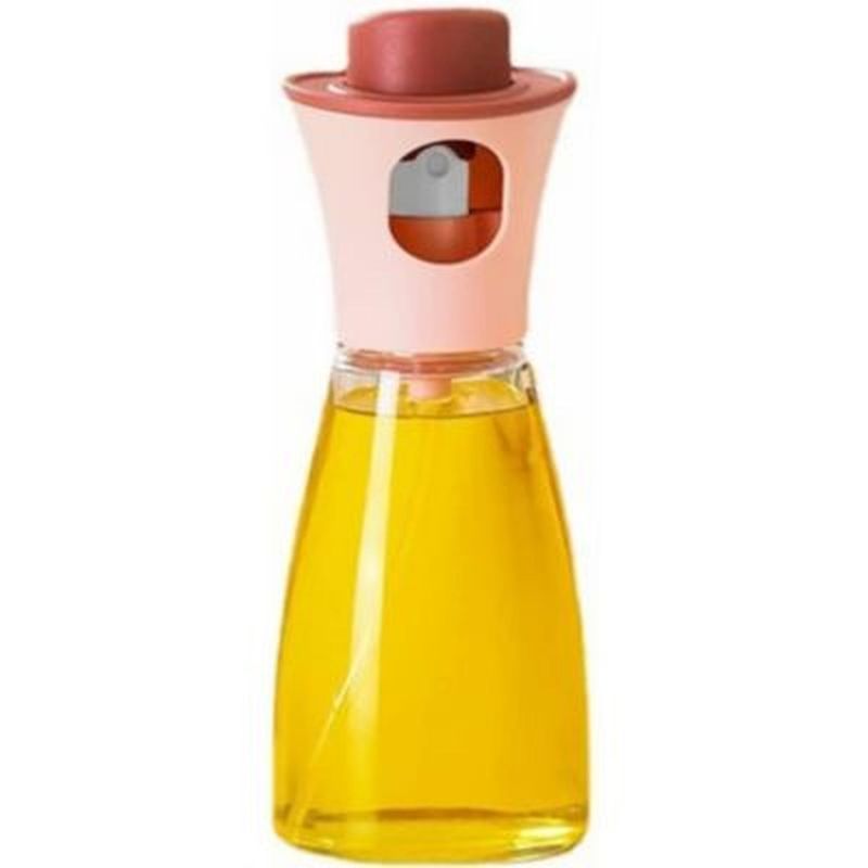 GENERICO - Dispensador pulverizador spray para aceite vinagre 180 ml rosa